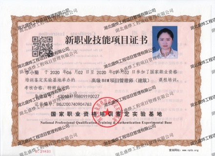 高级BIM项目管理师