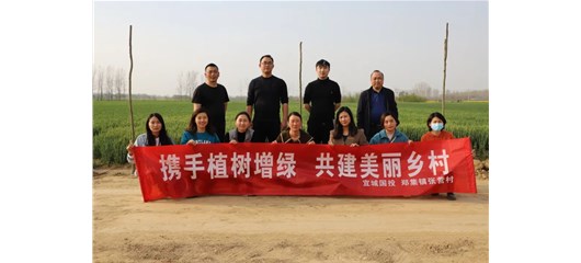 携手植树增绿 共建美丽乡村